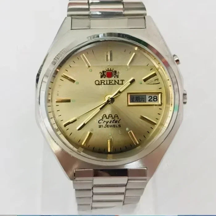 Double lion triple AAA automatic mechanical watch authentic stock double lion table double lion men's watch Oriental watch