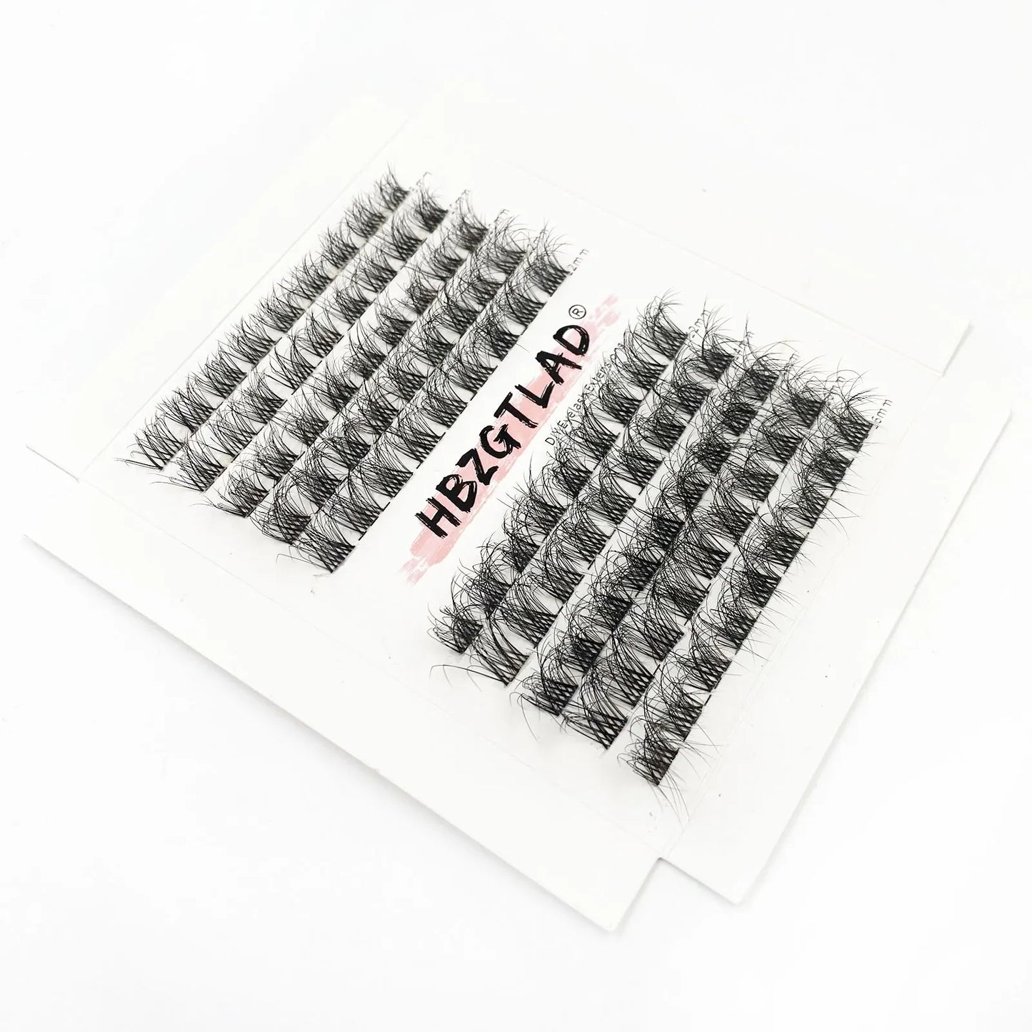 5D DIY Cluster Invisible band Lashes Segmented Bundle Thick Eyelashes Extension Russian Volume Individual False Lashes Cilios
