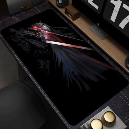 Anime Berserk Mousepad Big Deskmat With Lockrand Office Pc Computer Accessories Mouse Pad Gaming Prime Gaming XXL Keyboard Mat