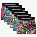 4/5 /10 Pcs Fashionable Men's Long Underwear Casual Boyshort Youth Sports Shorts Comfortable Breathable Stretch Shorts Underwear