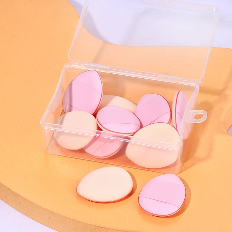 5/10/20Pcs Mini Finger Sponge Puff For Makeup Foundation Powder Detail Face Concealer Cream Blend Cosmetic Sponges Accessories