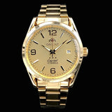 Orient Double Lion Classic Watch Series Men's Watch Stainless Steel Band Luxury Multi-Function Automatic Mechanical Tourbillon