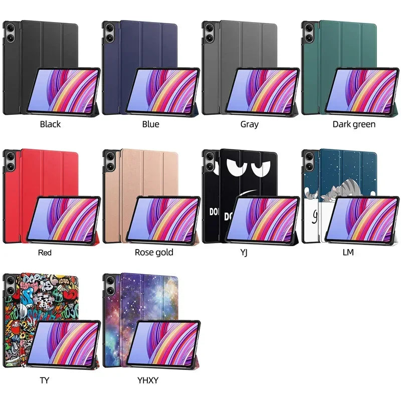 For Xiaomi Redmi Pad Pro 2024 Tri-Folding Flip Stand Case Funda for Red Mi Pad Pro 12.1 Tablet with Auto Sleep Cover