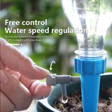 Sistema de riego por goteo automático, 5 uds., Kits de puntas para goteo de plantas, macetero de autorriego para jardín, dispositivos de riego de plantas