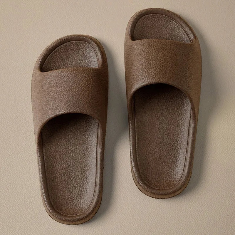 Summer Fashion Slippers Women's Shoes Cloud Slippers For Men Home Flat Sandals Massage Flip Flops Couples Bathroom Indoor Slides