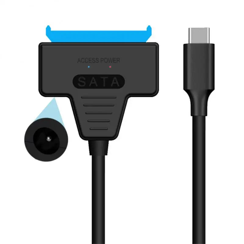 Cable adaptador SATA 3 USB 3.0 2.0 a USB 3.0 de hasta 6 Gbps compatible con discos duros externos HDD/SSD de 2,5 pulgadas, cable SATA III de 22 pines