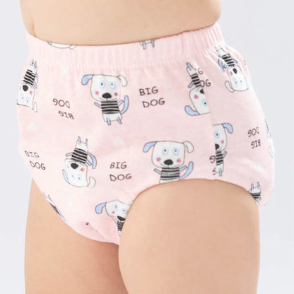 6 Layer Waterproof Reusable Cotton Baby Training Pants Infant Shorts Underwear Cloth Baby Diaper Nappies Panties Nappy Changing