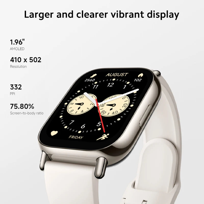 Global Version Xiaomi Redmi Watch 5 Lite 1.96" AMOLED up to 18 days battery built-in GNSS 150+ modes smart watch Bluetooth® call