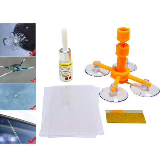 Car Windshield Repair Kit, Quick Fix, Cracked Glass, Repair Tool, Resin Sealant, DIY, Auto Window Screen Polishing