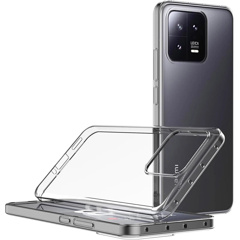 FUNDA DE SILICONA ORIGINAL TRANSPARENTE PARA XIAOMI MI 13 13T PRO, ULTRAFINA Y TRANSPARENTE, CARCASA TRASERA DE TPU DELGADA PARA XIAOMI 13 T