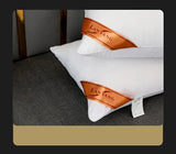 1pc White Bounce Back Pillow Solid Color Soft Comfortable Bedroom Bed Sleep 5star Hotel Home Single Adult Pillow