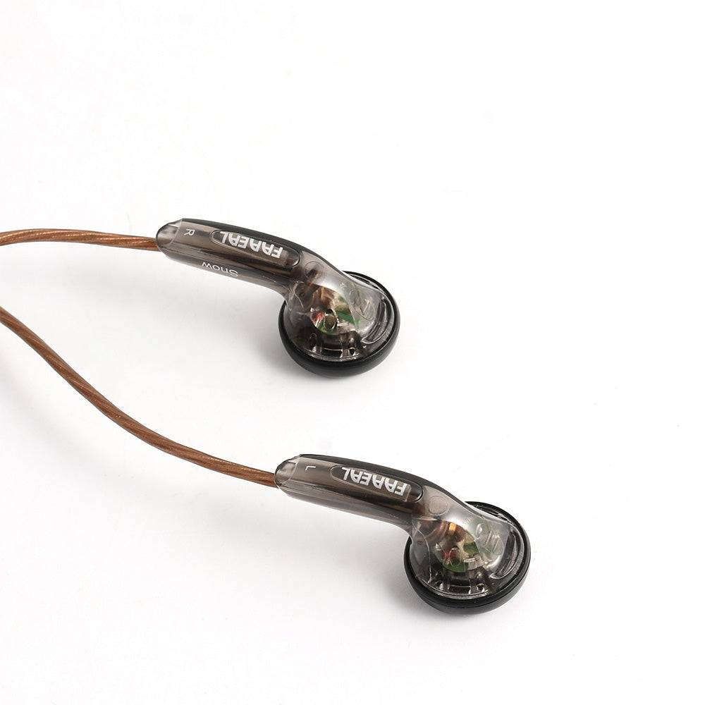 Auriculares FAAEAL Rosemary de cabeza plana, estándar de 3,5 mm/TRRS de 4,4 mm y 2,5 mm, balanceados, 150 ohmios, para música de bajos de alta fidelidad.