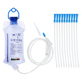 1.2L Protable Enema Bag Kit Reusable Vaginal Anal Washing Silicone Water Colon Cleansing Enteroclysm Detoxified Bowel Bags