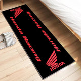 HONDA Motorcycle Carpet Garage Mat Racing Cool Moto Display Motorcycle Display Mat Anti-slip Home Decoration Living Room Rug