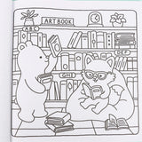 Coloring Book For Adults And Teens Halloween Theme Featuring Adorable Creepy Creatures In Cozy Moments For Relaxation Gift