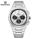 NAVIFORCE Men Casual Sport Quartz Calendar Wrist Watch for Man Business Steel Strap Waterproof Male Clock Relogio Masculino