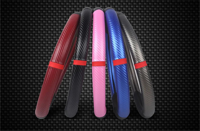 Fashion Universal Car Steering Wheel Cover Breathable Anti Slip Car Decoration Suitable 37-38cm Steering Wheel Cover Accessories