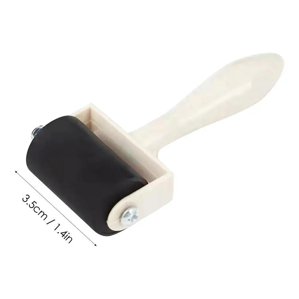 Rodillo de goma profesional Brayer para pintura con tinta, rodillo para grabado, proyectos de arte y manualidades, herramienta de estampado con tinta, rodillo de pintura #W0
