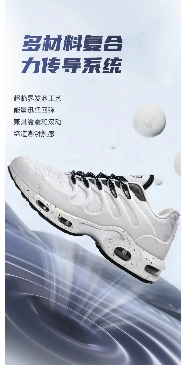 New Men's Air Cushion Running Shoes Designer Footwear Luxury Shoes Male Fitness Jogging Sneakers Basketball Antiskid Mens Tennis