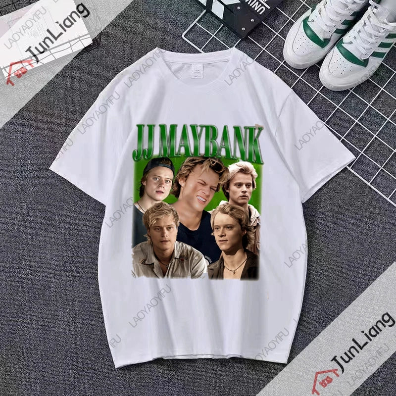 Camiseta JJ Maybank, camiseta con gráficos Harajuku Kawaii para hombre, camiseta informal Breathe Life para hombre y mujer