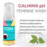 Feminine Intimate Yoni Wash Natural Washing Foam Vaginal Herbs Washer Hygiene Vagina Detox Cleaning Care for Women's Health 60ml