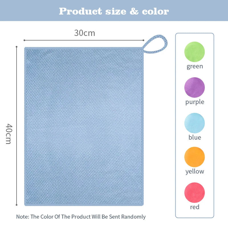 1/5/10 pçs panos de limpeza de microfibra pano de limpeza multiuso toalhetes de janela de carro sem riscos janelas e espelhos pano sem fiapos