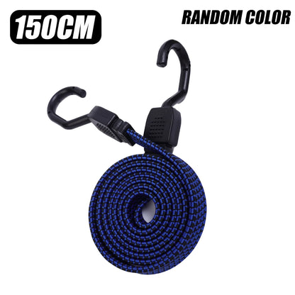 New Elastics Rubber Luggage Rope Cord Hooks Bikes Rope Tie Bicycle Luggage Roof Rack Strap Fixed Band Hook Car Accessories