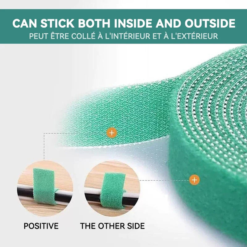 Laço De Cabo De Nylon Para Plantas Flores Crescendo Escalada, Suporte De Plantas Reutilizáveis, Prendedor De Gancho E Loop, Acessórios De Jardim