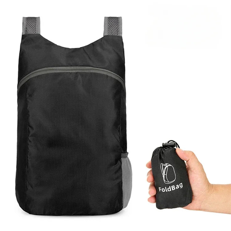 Hiking Backpack, Water-repellent Backpack Camping Backpack for Men and Women, Foldable Backpacks with Adjustable Straps