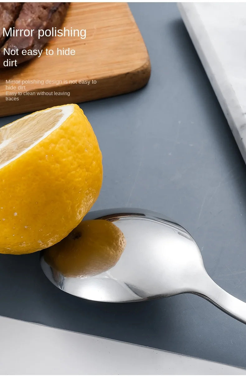 Juego de cubiertos con mango de madera de imitación de acero inoxidable, abrazadera para vajilla occidental, cuchillo, tenedor, cuchara de té, 30 Uds.