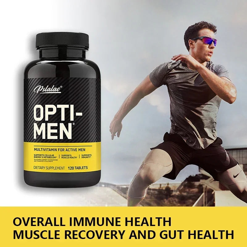 Opti-Men, Vitamin C, Zinc & Vitamins D, E, B12, for Immune Support Supplement, Men's Daily MultivitaminSupplement
