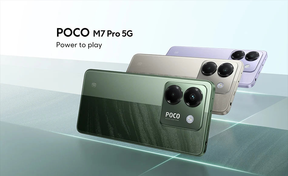 Global Version POCO M7 Pro 50MP Camera MTK Dimensity 7025-Ultra 120Hz FHD+ Eye-care AMOLED Display NFC 5110mAh Battery