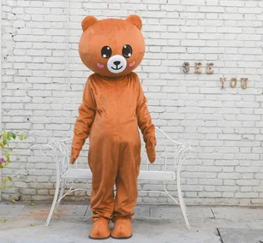 Brown Bear Mascot Costume Cartoon Characters Animal Carnival Activities Cosplay Identity V Cosplay
