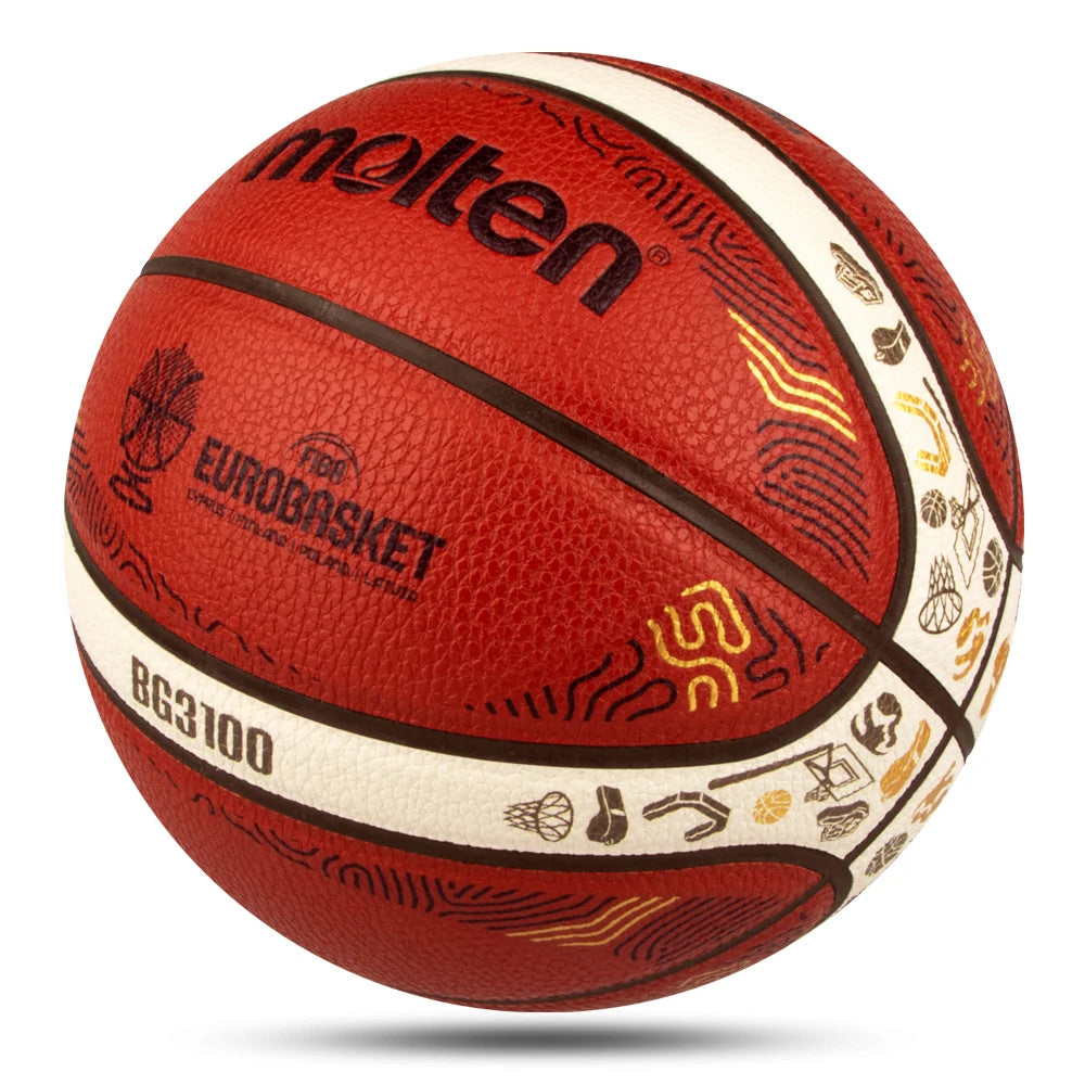 2025 Molten Basketball Official Size 7/6/5 PU Material Indoor Outdoor Men Ball Training Match Game Team Original Baloncesto
