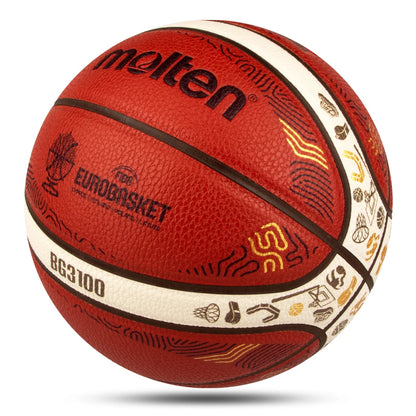 2025 Molten Basketball Official Size 7/6/5 PU Material Indoor Outdoor Men Ball Training Match Game Team Original Baloncesto