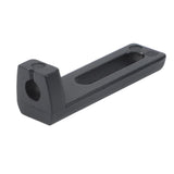 Slidable Adjustable Motorcycle Fog Lamp Bracket Black Alloy for Handlebar and Off Road Vehicle Auxiliary Light Installation