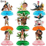 Disney-Moana Birthday Party Decorations, Balloons, Disposable Tableware, Cup, Plate, Baby Shower Toys, Celebration Supplies 