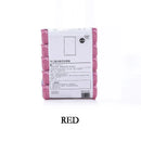 Bolsa de Lixo Descartável Doméstico, Sacos De Lixo De Armazenamento De Cozinha, Saco De Resíduos De Limpeza, Saco De Plástico, 5 Rolos, 1 Pacote, 100Pcs