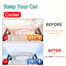 Parasol mejorado para Tesla Model Y 3 Highland, parasol anti-UV, visera protectora de techo, hebilla de tela para hielo, cubierta de refrigerador para tragaluz de vidrio