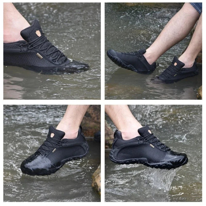 Men Climbing Shoes Big Size Women Sneakers Outdoor Hiking Trainers Anti-slip Comfortable Walking Sport Shoes Couple Travel Shoe