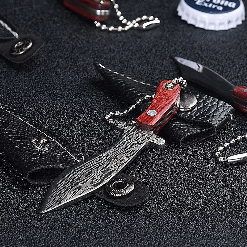 Mini cuchillo portátil Demolition Express, cuchillo de colección, llavero, adorno fuera de la caja, apertura de tapa de botella de cuchillo portátil