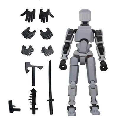 Robot multiarticular movible Shapeshift 2.0, maniquí impreso en 3D, 13 figuras de acción, juguetes para niños, adultos, juegos para padres e hijos.