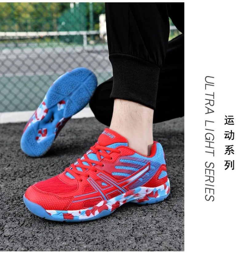 Badminton Shoes For Men And Women Lightweight Breathable Non-Slip Wear-Resistant Table Tennis Indoor Tennis Sports Shoes