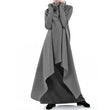 Women's X-Long Asymmetrical Sweaters, Monochrome Hoodie, Women's Coats, Autumn, Winter, JYFS-AY1100 