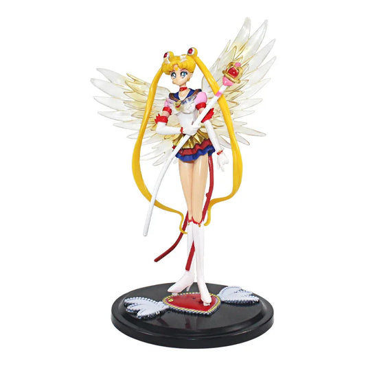 16CM Anime Sailor Moon Tsukino Usagi Figure PVC Cake Ornaments Doll Collection Toys Tsukino Usagi Action Figurine
