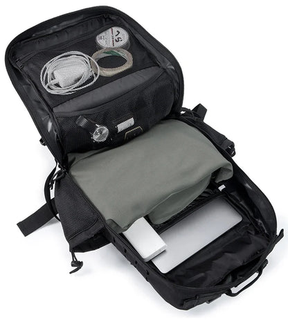 QT&QY 25L/45L Tactical Backpack for Women/men Laser Cut Molle survival Daypack School Bag Gym Rucksack with Dual Cup Holder
