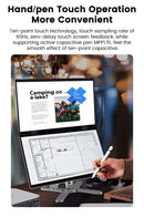 2025 15.6 Dual Screen 1920*1080P 60Hz Touch/Non-Touch Portable Monitor IPS Low Blue Light Eye Protection 360° Folding Drive-free