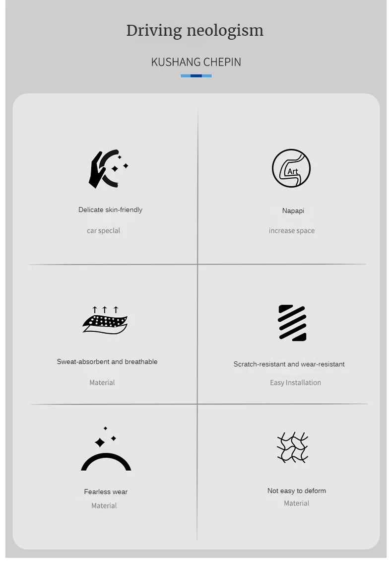 Perforated Nappa Leather Car Steering Wheel Cover Warm in Winter and Cool in Summer, Universal 15 Inch,  Anti-Slip, Odorless