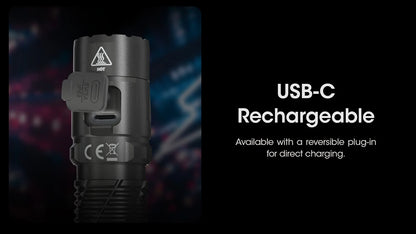 NITECORE MH12 Pro USB-C Rechargeable Compact UHi 40 LED Flashlight 3300 Lumens Lantern Emergency Tactical Torch with NL2153HP