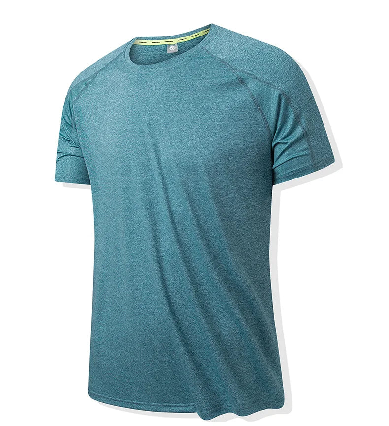 SBWL Camiseta ligera de secado rápido para hombre, de alta calidad, para correr al aire libre, caminar, entrenar, perder peso, deportes, fitness